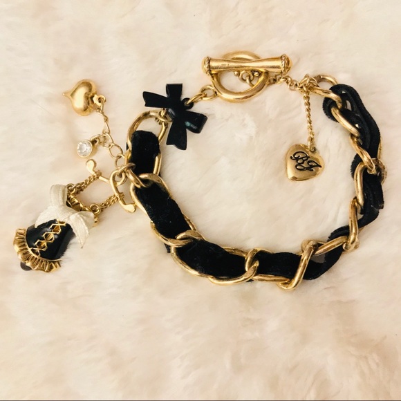 Betsey Johnson Jewelry - Betsey Johnson Charm Bracelet gold with Corset Betsey Johnson Jewelry - Betsey Johnson Charm Bracelet gold with Corset